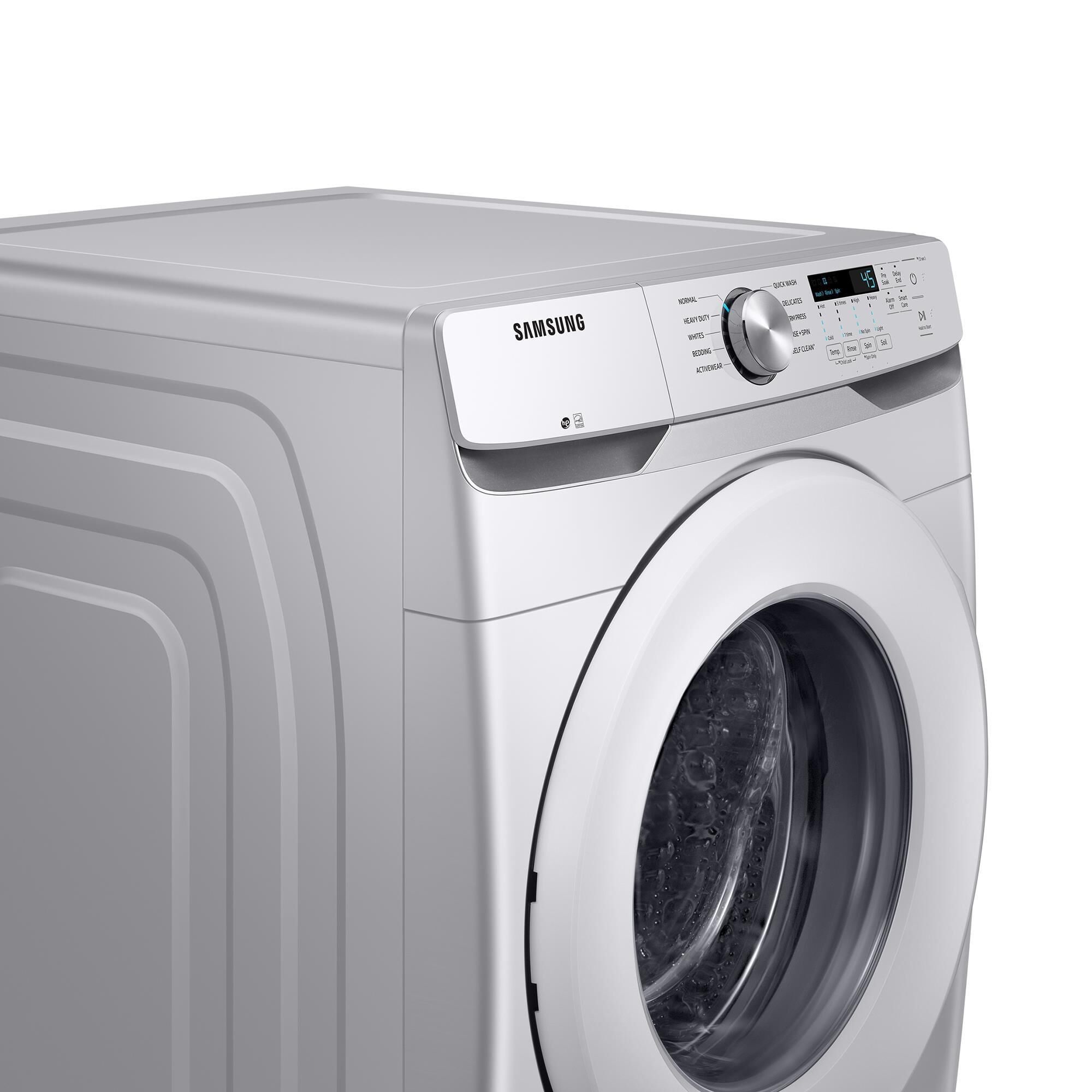 Shallow stackable shop washer and dryer