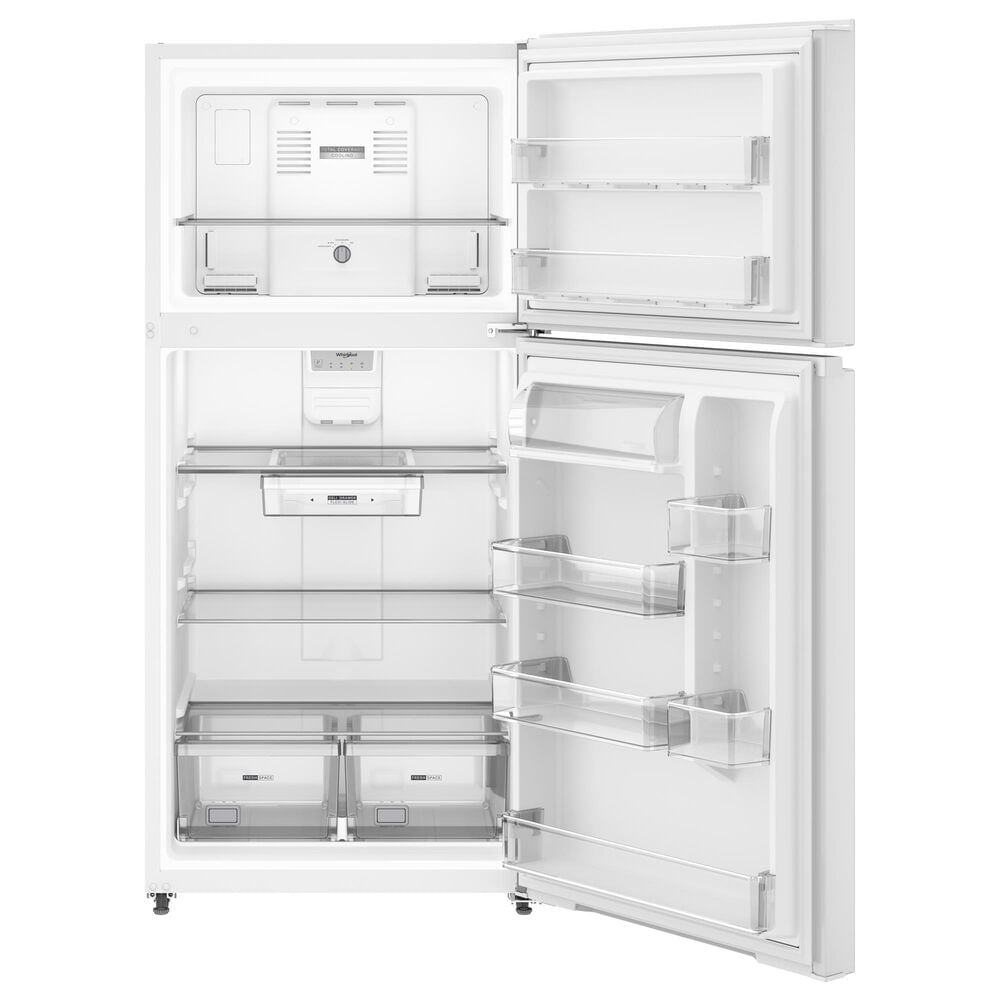 Whirlpool 30-inch Wide Top Freezer Refrigerator with Ice Maker - 19 cu. ft., , large
