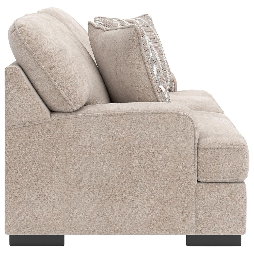 Ashley High Profile Stationary Loveseat in Taupe, , large