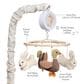 Lambs & Ivy Signature Bunny Hop Musical Baby Crib Mobile in Bisque, , large