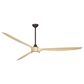 Minka-Aire Pierce 84" LED Smart Ceiling Fan in Dark Bronze, , large