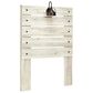 Ashley Cambeck Twin Panel Bed in Whitewash with Lighting, , large