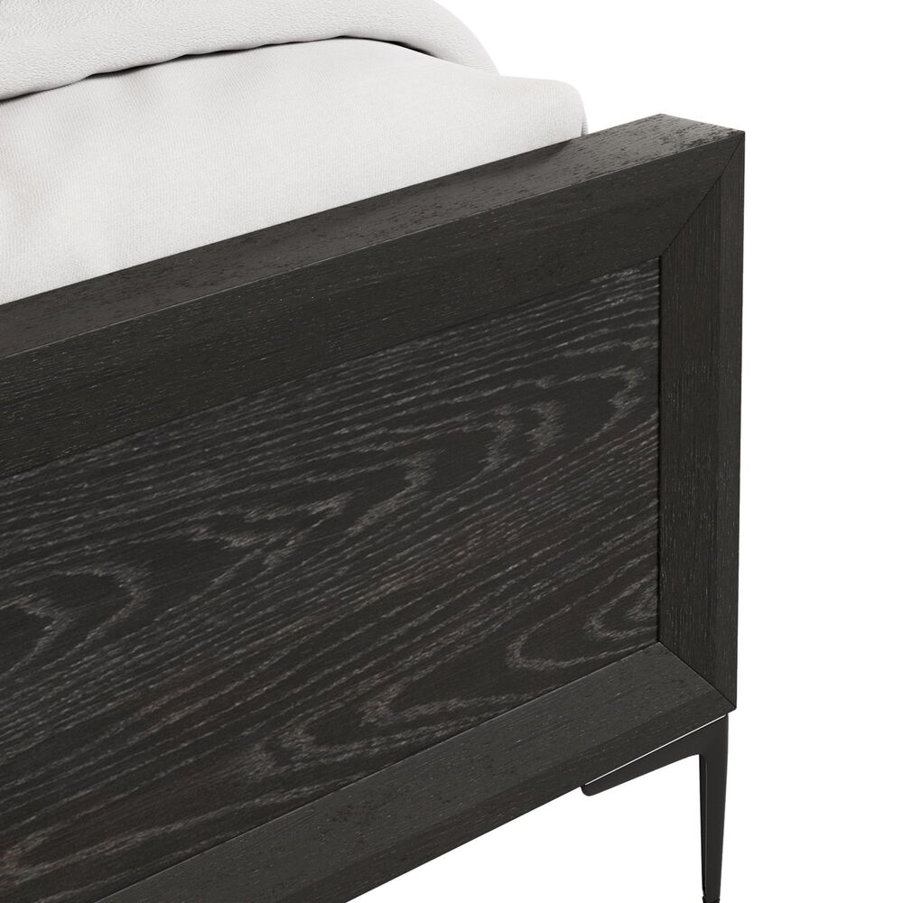 Furniture of America Bashford Queen Panel Bed in Natural Oak, , large