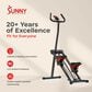 Sunny Health & Fitness Smart Foldable Stair Climber with Resistance Bands in Grey and Black, , large