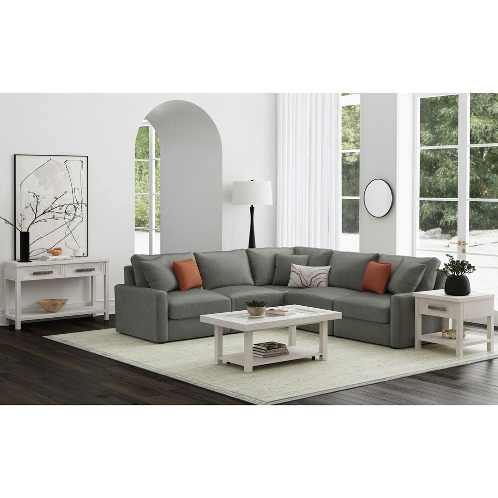Mayberry Hill Avalanche Coffee Table in Antique White, , large
