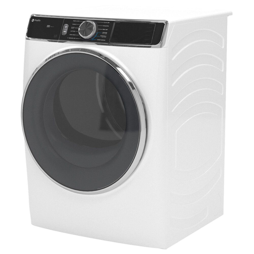 GE Profile 7.8 Cu. Ft. Smart Front Load ElectricDryer in White, , large