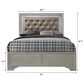 Crown Mark Lyssa 4-Piece Queen Panel Bedroom Set in Champagne, , large