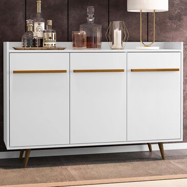 Dayton Bradley 53.54" Buffet Stand in White, , large