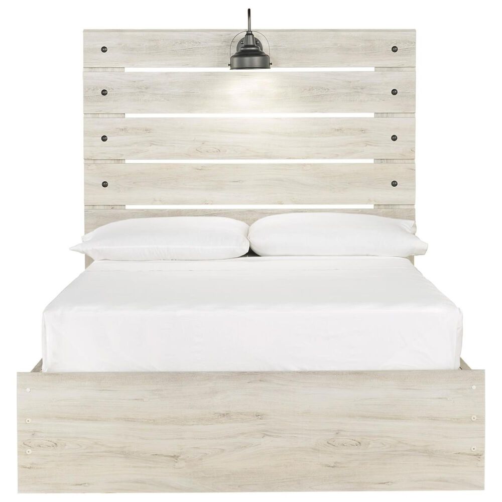 Ashley Cambeck 4 Piece Full Single Storage Bed Set in Whitewash, , large