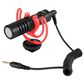 JOBY Wavo Mobile Portable On-Camera Microphone in Black and Red, , large