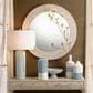 Jamie Young Beckett Round Mirror in Ivory, , large