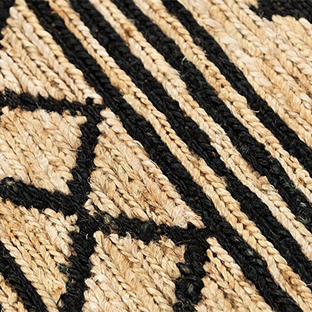 RIZZY Bengal 5&#39; x 7&#39;6&quot; Beige and Black Area Rug, , large