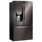 LG 27.7 Cu. Ft. 3-Door French Door Refrigerator in PrintProof Black Stainless Steel, , large