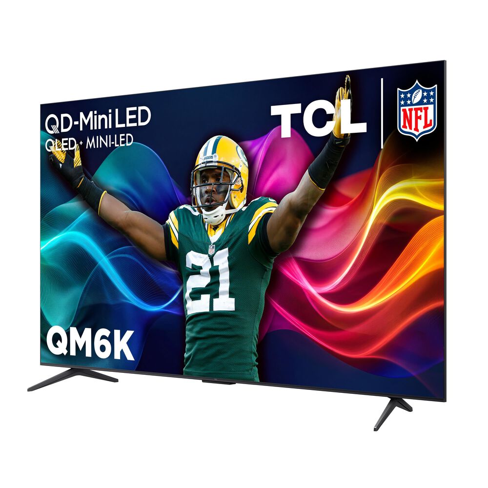 TCL 85" Class QM6K Series QD-Mini LED QLED 4K UHD with Google TV in Black - Smart TV, , large