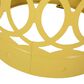 Hearth and Haven Outdoor End Table with Overlapping Circle Design in Yellow (Set of 2), , large
