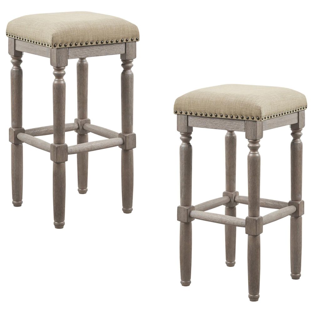 Hampton Park Cirque Barstool in Sand (Set of 2), , large