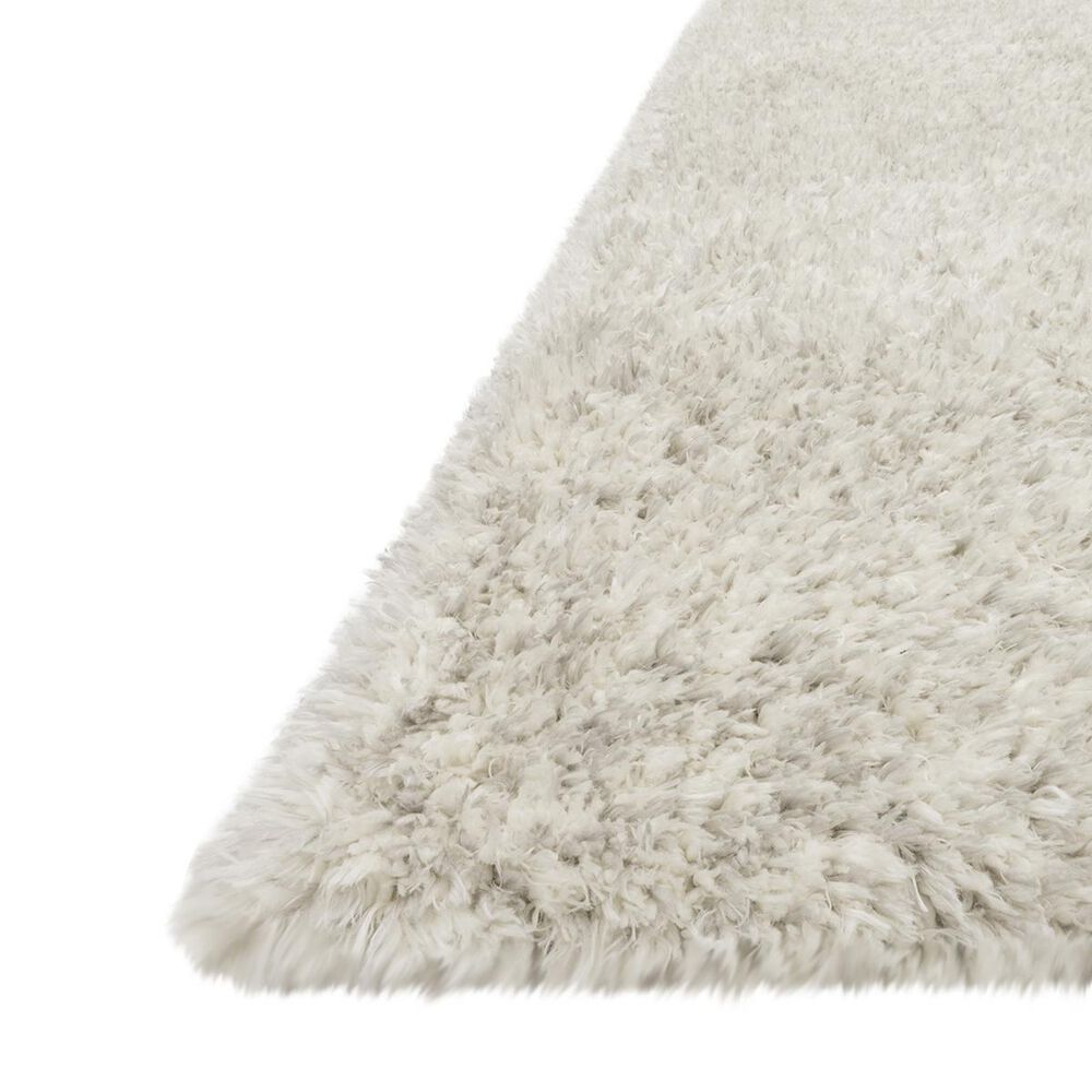 Loloi Kayla Shag KAY-01 5&#39; x 7&#39;6&quot; Light Grey Area Rug, , large