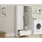 Sauder Homeplus Wardrobe in Soft White, , large