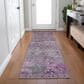 Dalyn Rug Company Karaj KJ5 2"3" x 7"6" Purple Indoor/Outdoor Runner, , large