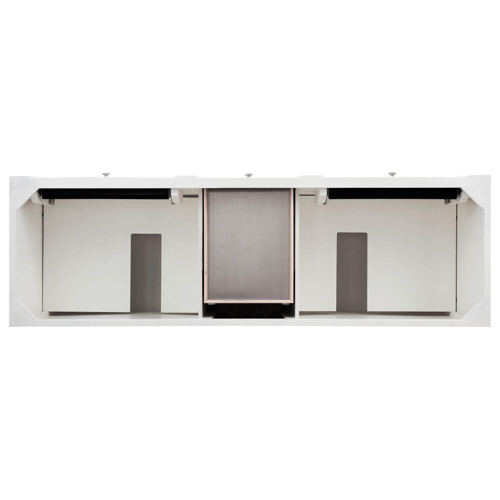 James Martin Bristol 72" Double Bathroom Vanity Cabinet in Bright White, , large