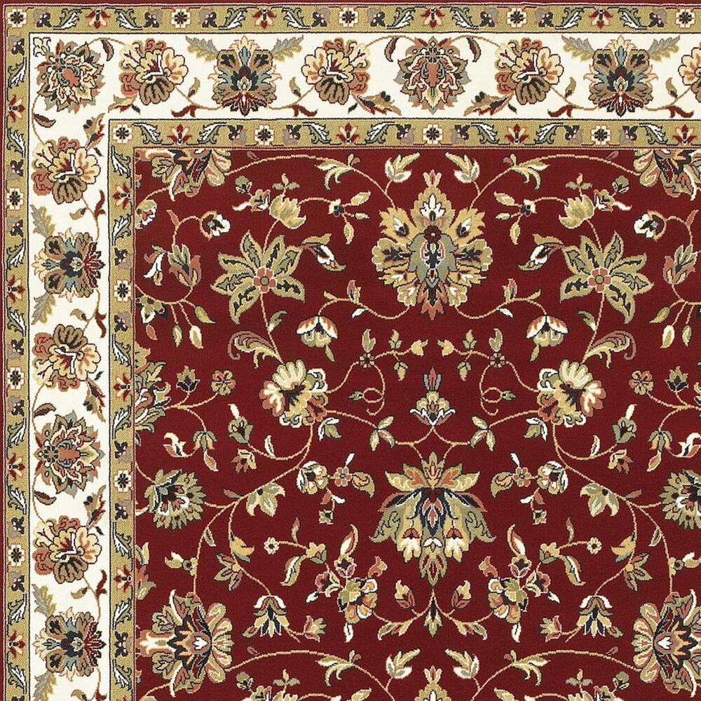 Oriental Weavers Kashan 4929R 9&#39;10&quot; x 12&#39;10&quot; Red Area Rug, , large