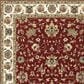Oriental Weavers Kashan 4929R 9"10" x 12"10" Red Area Rug, , large