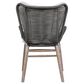 Blue River Mateo Outdoor Dining Chair with Charcoal Rope in Light Eucalyptus, , large