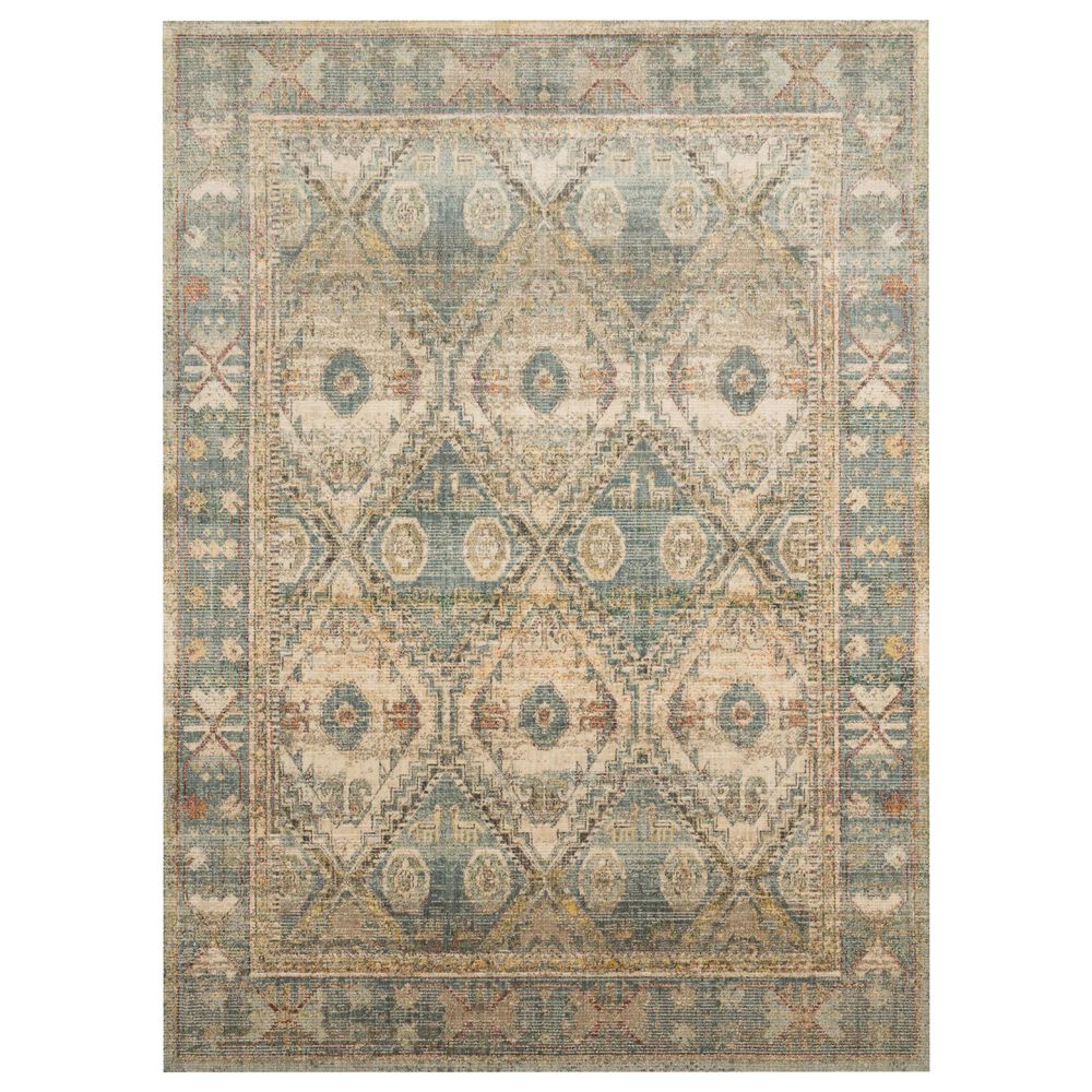 Magnolia Home Linnea LIN-02 11"6" x 15" Natural and Sky Area Rug, , large