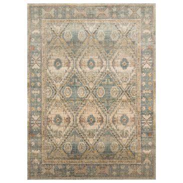 Magnolia Home Linnea LIN-02 11"6" x 15" Natural and Sky Area Rug, , large