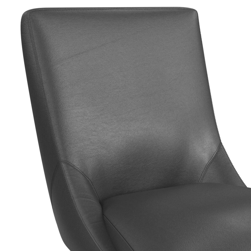 Mayberry Hill Villanova Swivel Counter Stool with Pewter Cushion in Espresso, , large