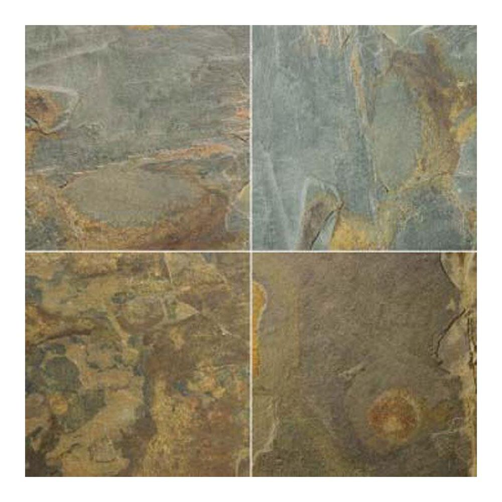 Emser Slate Rustic Gold 16" x 16" Cleft Natural Stone Tile, , large