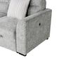 Global Furniture USA Walker 6-Piece Convertible Sectional in Nickel, , large