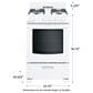 Hotpoint 24" Front-Control Gas Range in White, , large