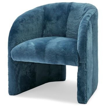 Massoud Sophie Arm Chair in Shorn Denim, , large