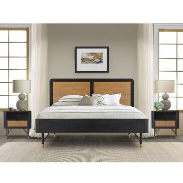 Blue River Saratoga 3-Piece King Bed Set in Black and Natural, , large