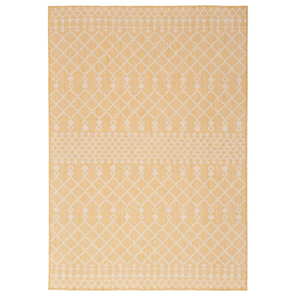 Nourison Positano Southwestern Yellow 9&#39; x 12&#39; Indoor/Outdoor Area Rug, , large