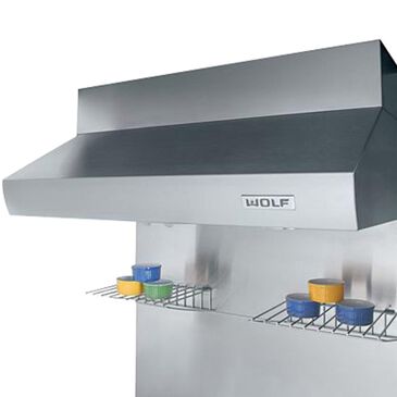 Wolf 60" x 38" Backsplash with Warming Racks in Stainless Steel, , large