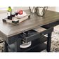 Ashley Tyler Creek Counter Height Table in Textured Black, , large
