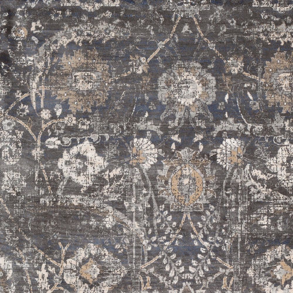 Surya Indigo IGO-2317 6'9" x 9' Black, Gray and Beige Area Rug, , large