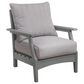Ashley Cove Beach Outdoor Lounge Chair with Cushion in Gray, , large