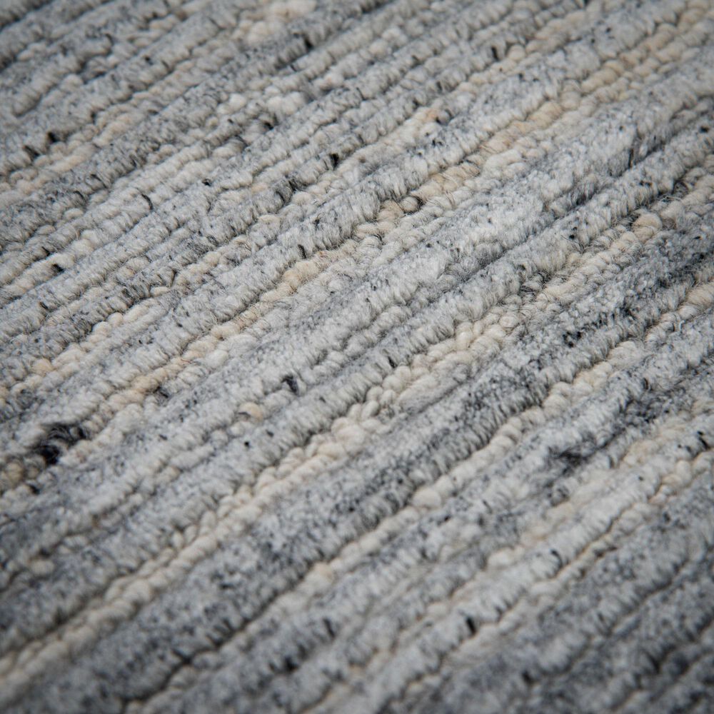 RIZZY Luxe Ivory and Gray 4' x 6' Area Rug, , large