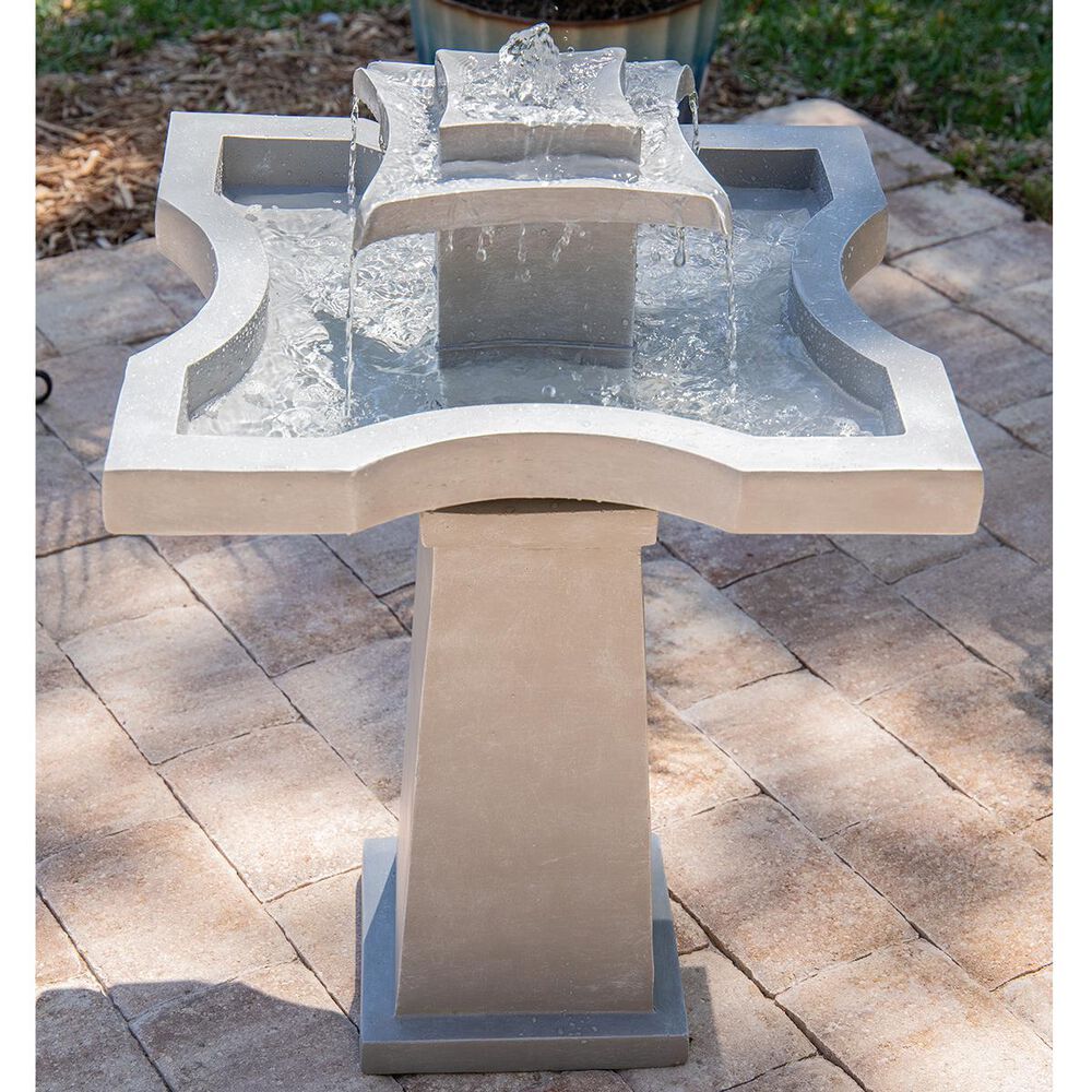 Kenroy Quad Floor Fountain in Concrete, , large