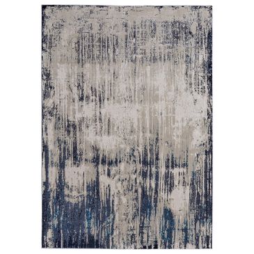 Feizy Rugs Indio 5" x 8" Beige and Blue Area Rug, , large