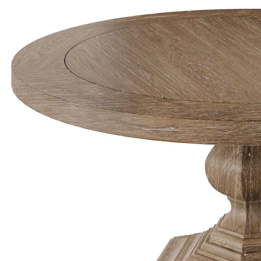 Hekman Chateaux Round Coffee Table in Brown, , large