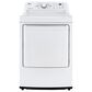 LG 7.3 Cu. Ft. Ultra Large Capacity Gas Dryer with Sensor Dry Technology in White, , large