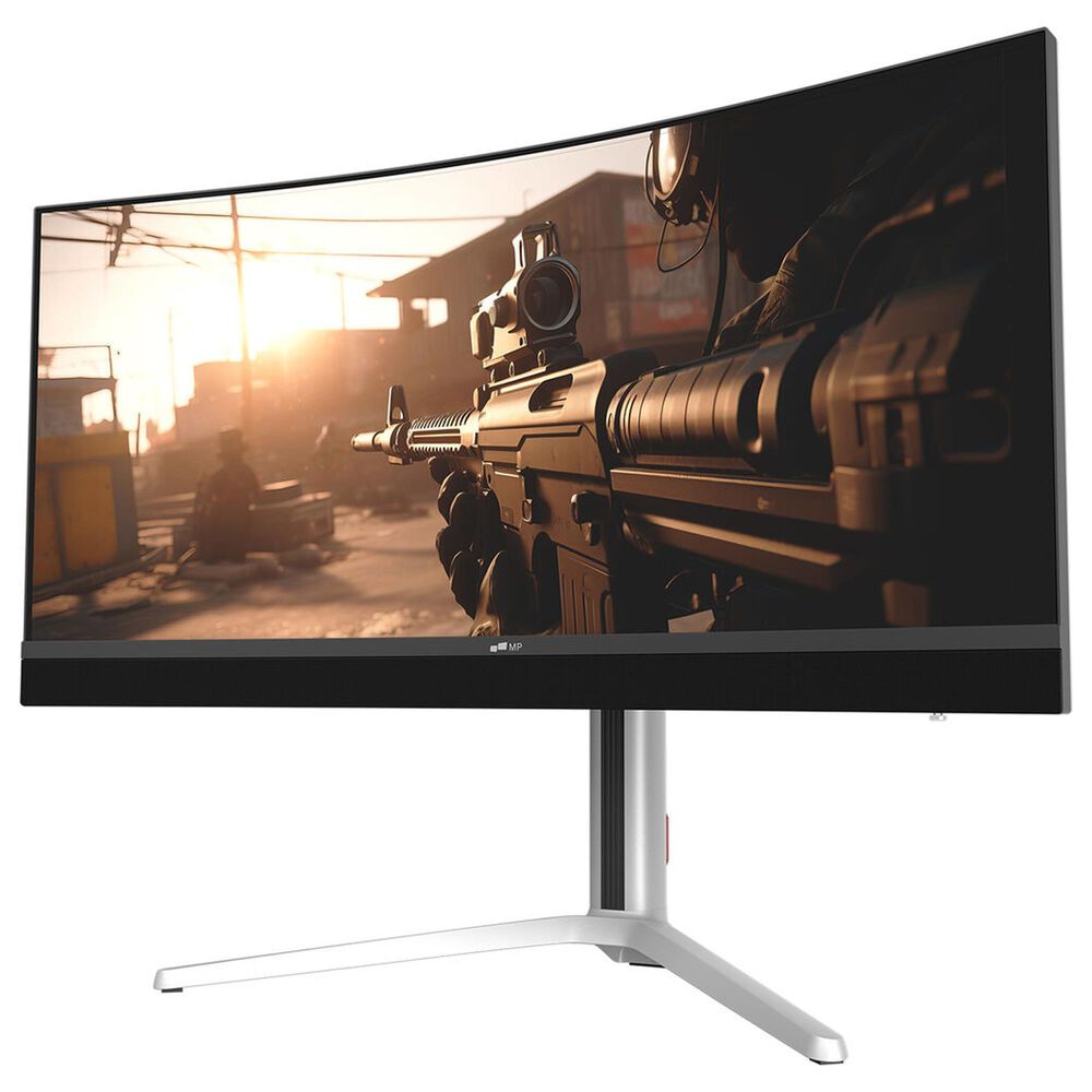 Mobile Pixels 34" Ultrawide Curved Mini-LED Gaming Monitor in Silver, , large