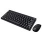 Adesso Wireless Mini Keyboard and Mouse Combo in Black, , large