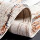 Safavieh Cyrus Shag CYR136A 2"2" x 7"9" Beige and Rust Runner, , large