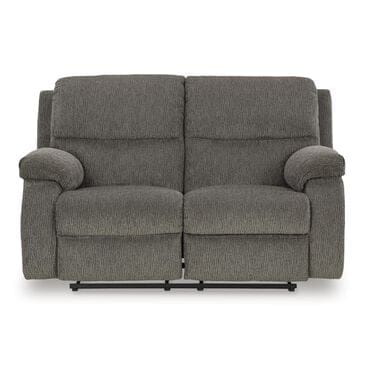Ashley Scranto Manual Reclining Loveseat in Brindle, , large