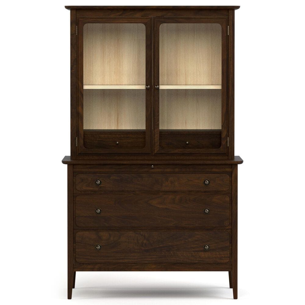 Stickley Furniture Hudson Valley Two-Door Hutch in Dark Roast, , large